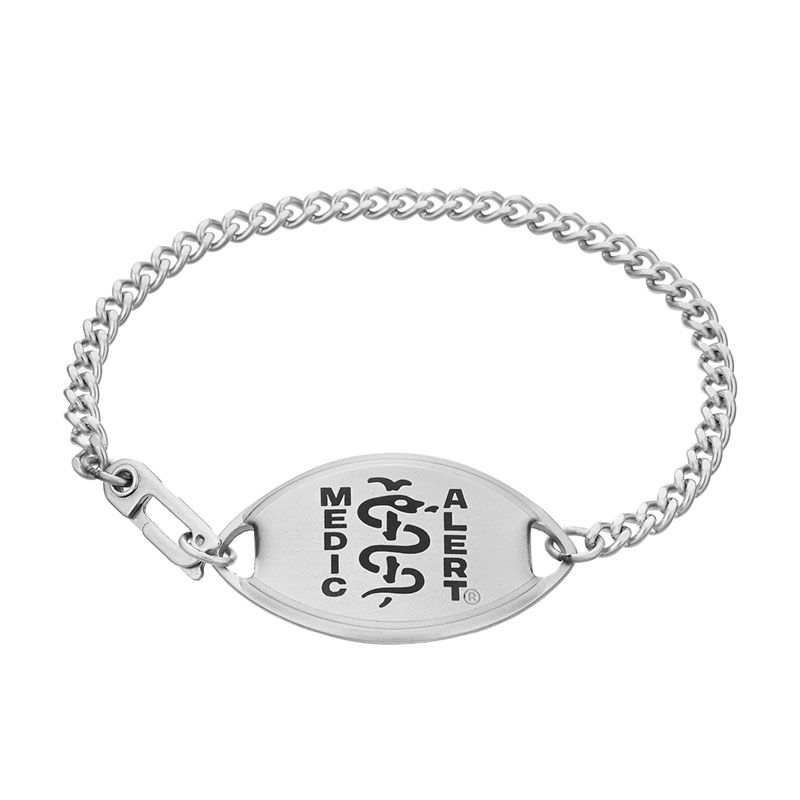 Classic Medical ID Bracelet Black